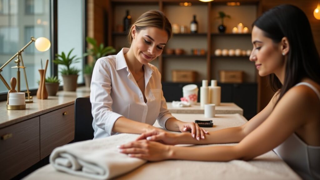 Toalha para manicure